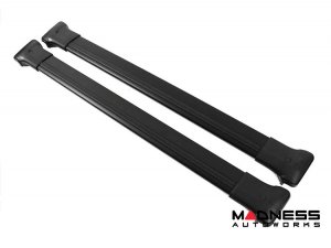 Jeep Renegade Roof Rack Cross Bars - for models w/ factory roof rails - Black - Fly Bar (2015-2023)
